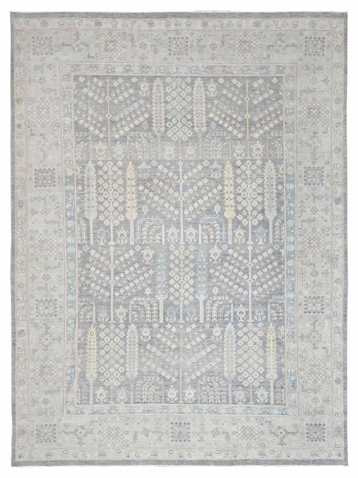 Pacific Ushak  Lt.Grey Beige Transitional
