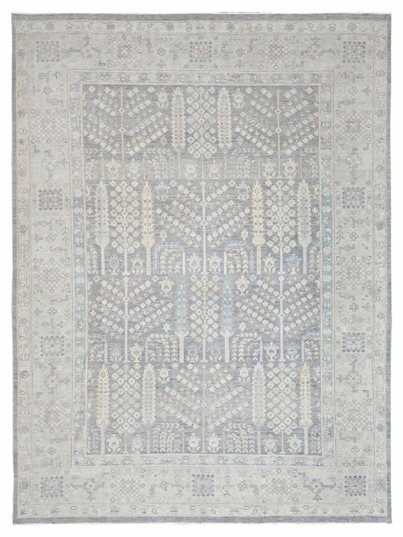 Pacific Ushak  Lt.Grey Beige Transitional