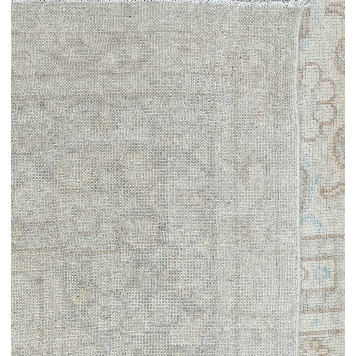 Pacific Ushak 43634 Beige Beige Transitional Hand Knotted Rug