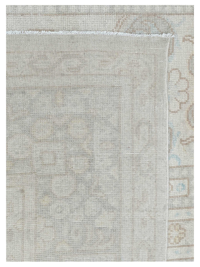 Pacific Ushak 43634 Beige Beige Transitional Hand Knotted Rug