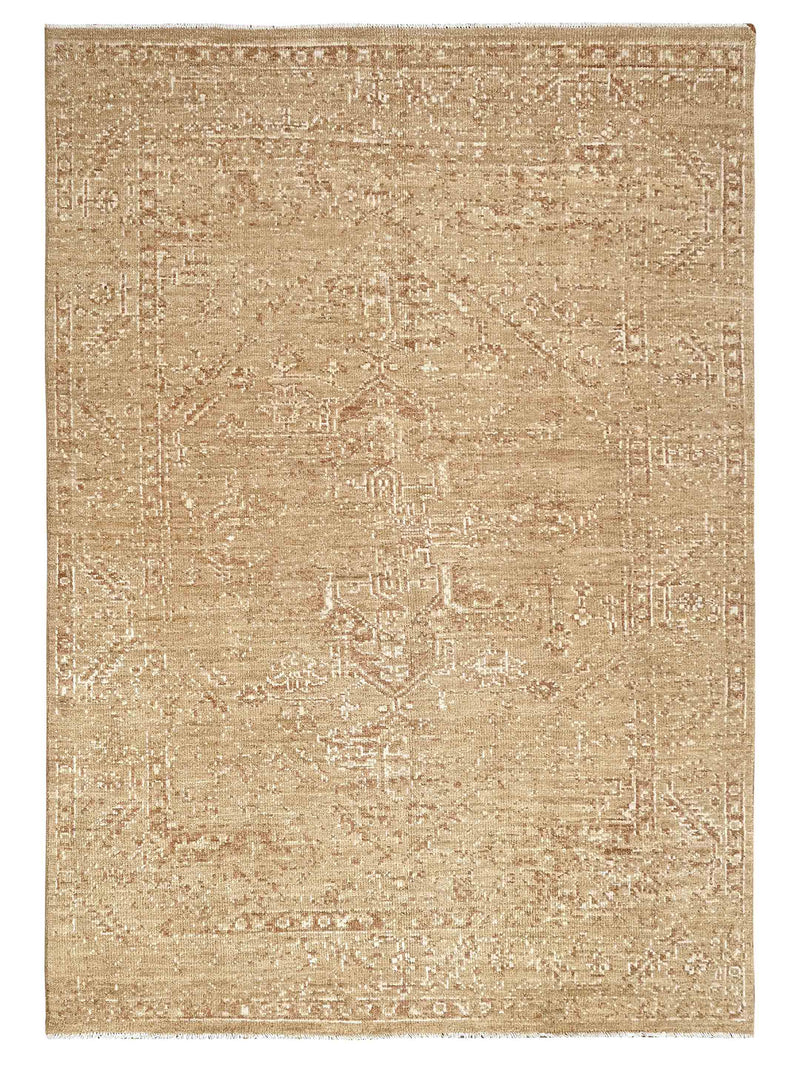 Pacific Ushak Wool Weft  Camel Camel Transitional