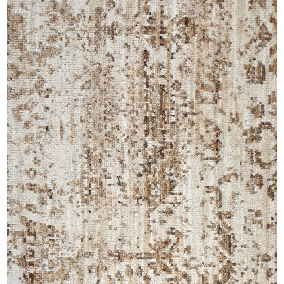 Pacific Ushak Wool Weft 43655 Beige Beige Transitional Hand Knotted Rug