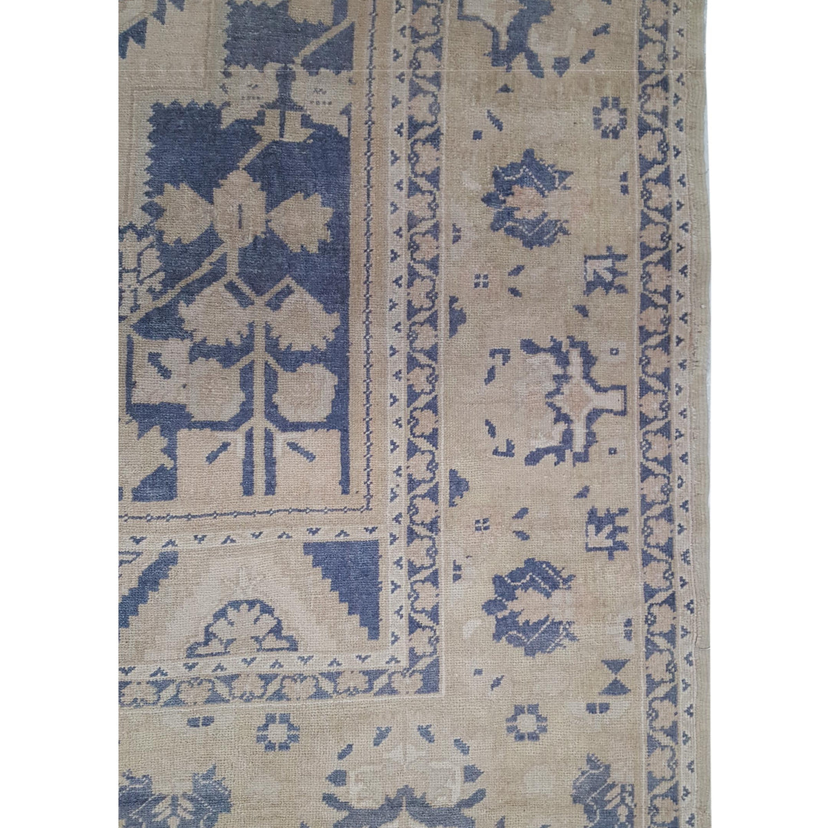 Pacific Anatolian 43664 Beige Grey Transitional Hand Knotted Rug