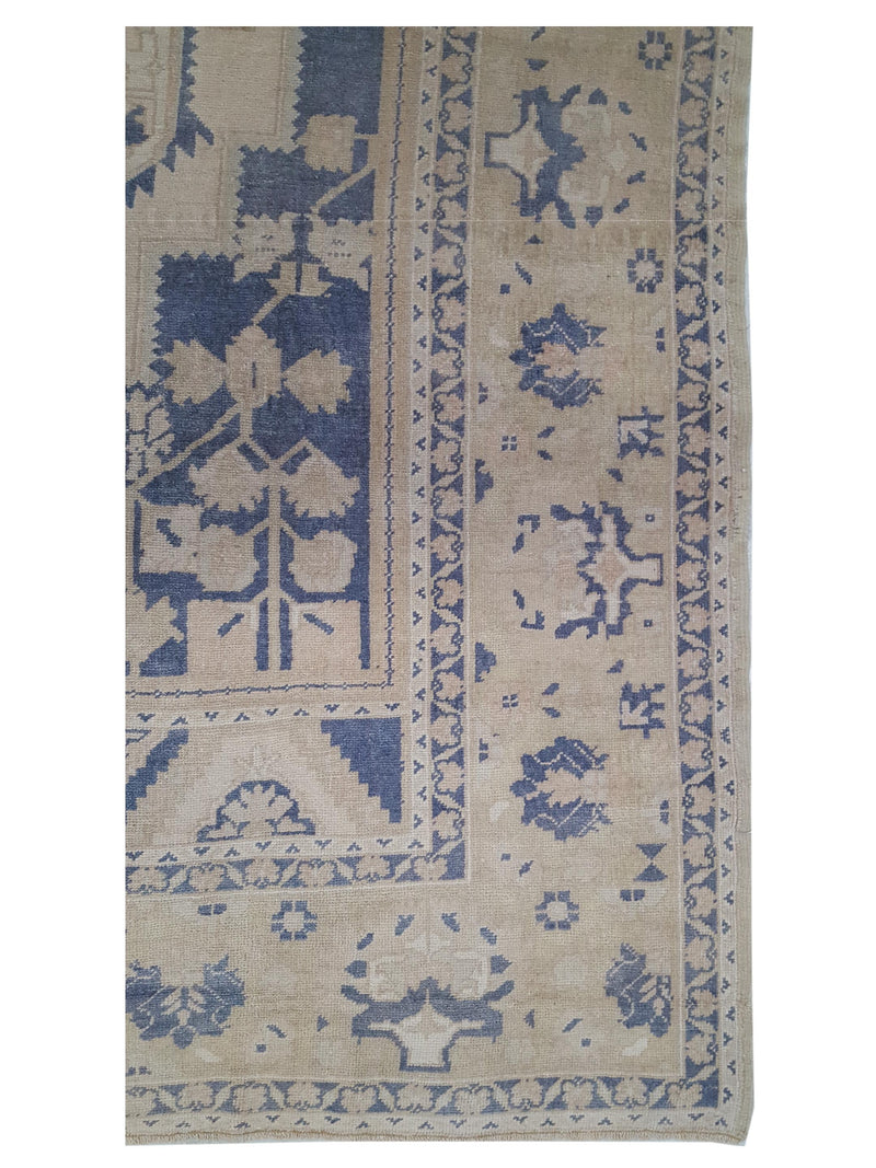 Pacific Anatolian 43664 Beige Grey Transitional Hand Knotted Rug