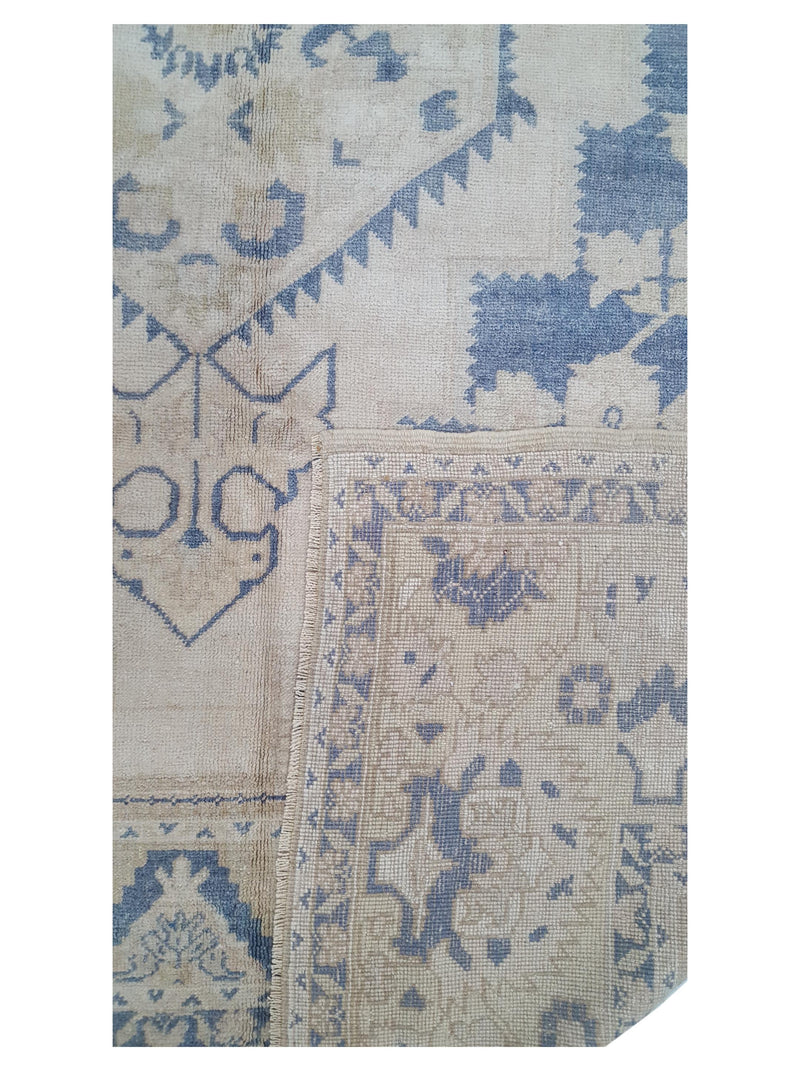 Pacific Anatolian 43664 Beige Grey Transitional Hand Knotted Rug
