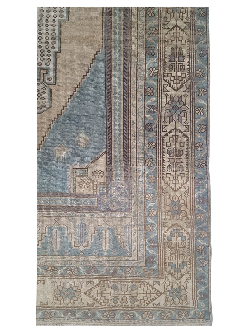 Pacific Anatolian 43665 Beige Sage Transitional Hand Knotted Rug