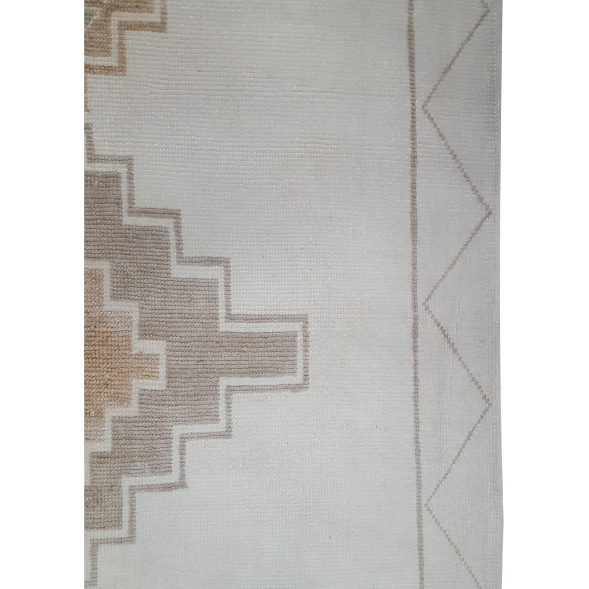 Pacific Moroccan-TR 43668 Ivory Beige Transitional Hand Knotted Rug