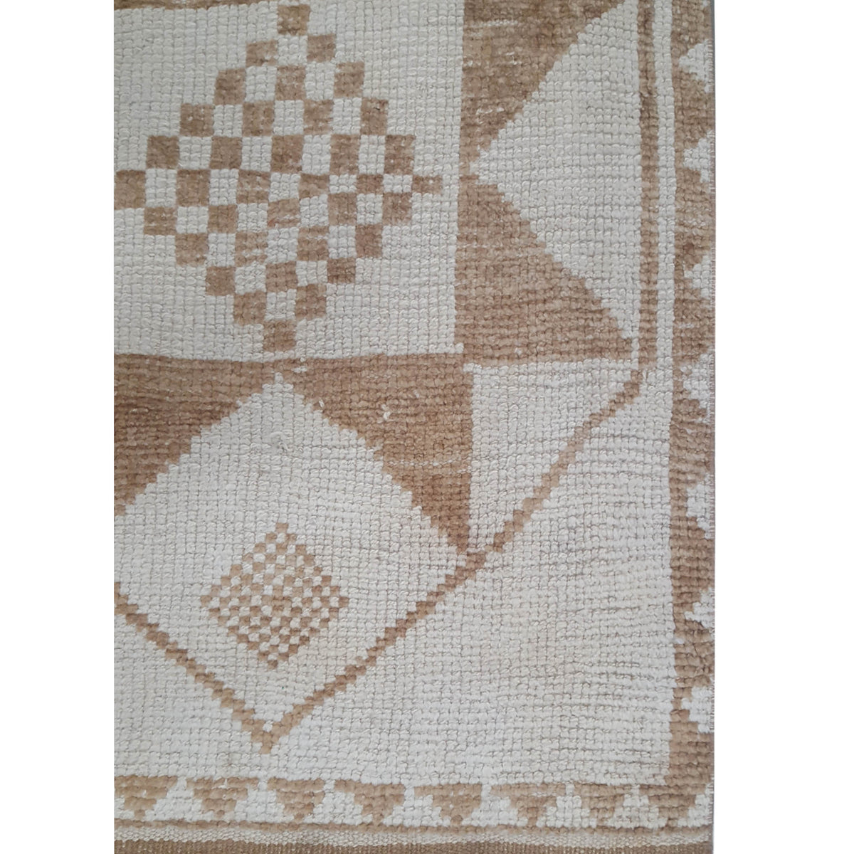 Pacific Anatolian-Natural 43670 Beige Camel Transitional Hand Knotted Rug