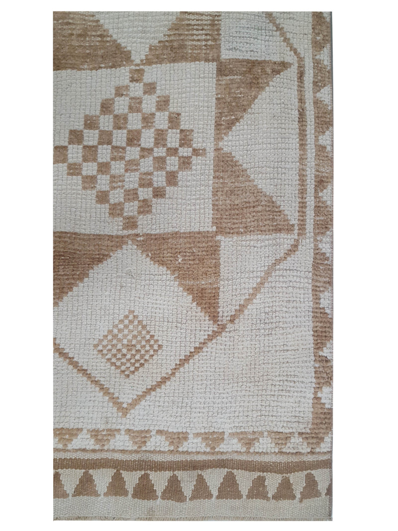 Pacific Anatolian-Natural 43670 Beige Camel Transitional Hand Knotted Rug