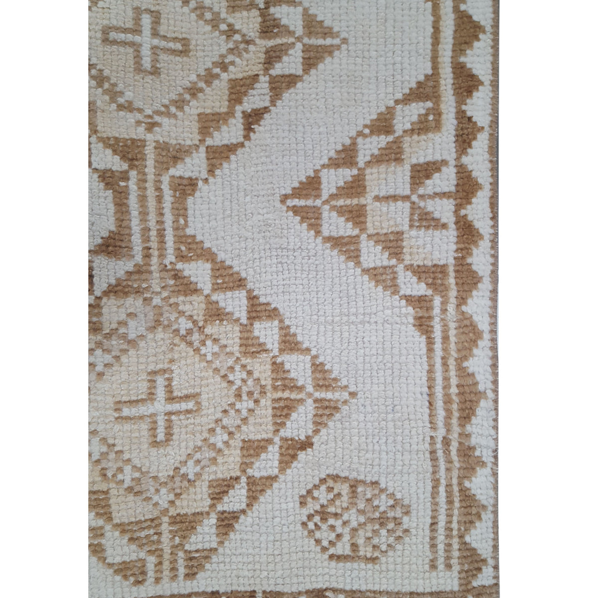 Pacific Anatolian-Natural 43673 Beige Camel Transitional Hand Knotted Rug