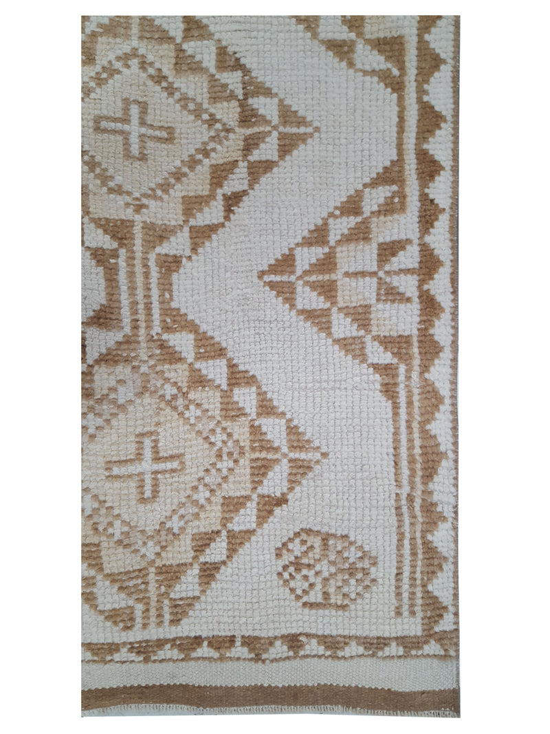 Pacific Anatolian-Natural 43673 Beige Camel Transitional Hand Knotted Rug