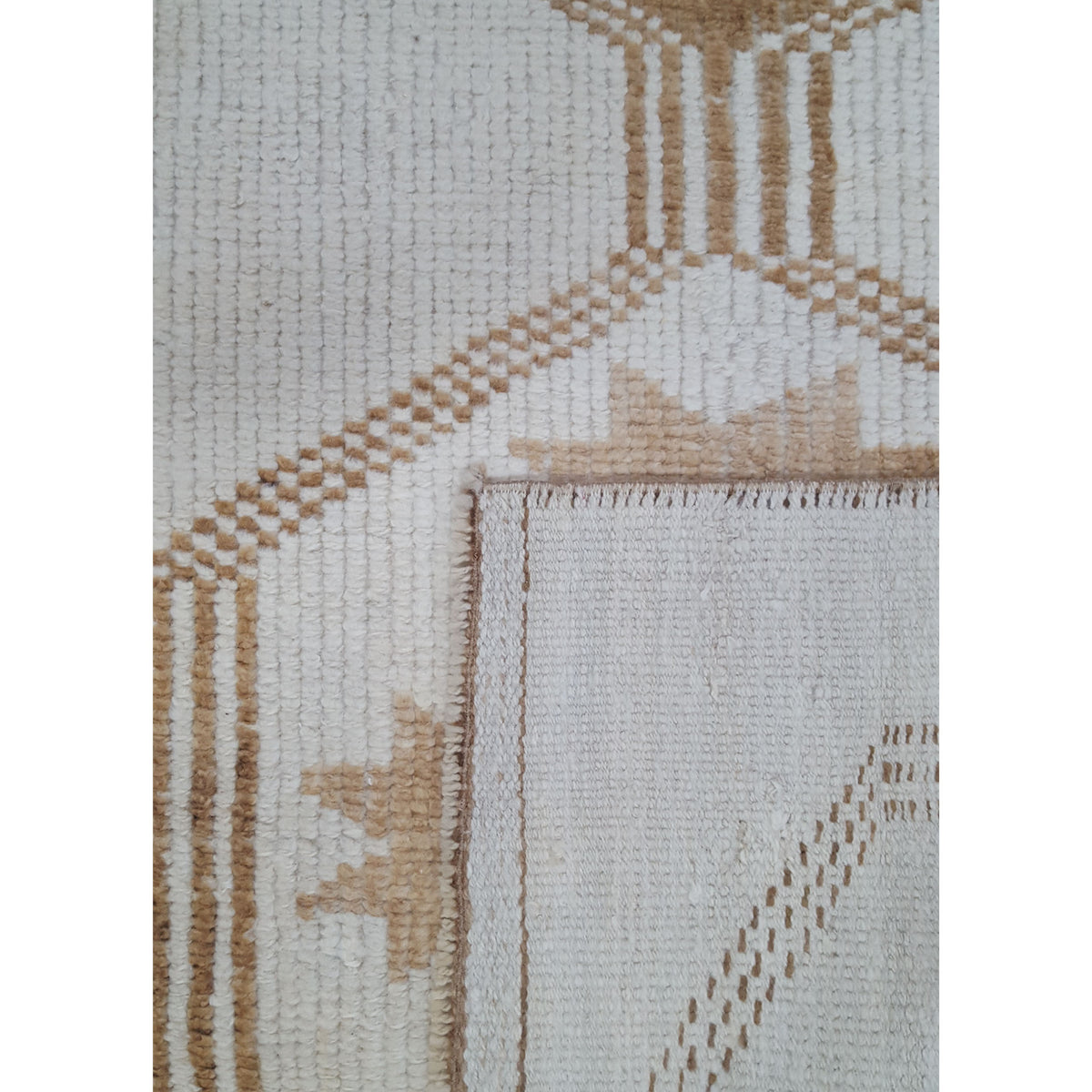 Pacific Anatolian-Natural 43674 Beige Camel Transitional Hand Knotted Rug