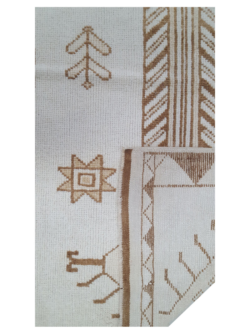 Pacific Anatolian-Natural 43675 Beige Camel Transitional Hand Knotted Rug