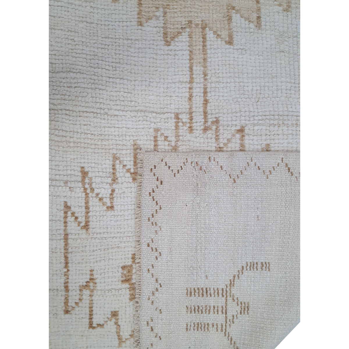 Pacific Anatolian-Natural 43676 Beige Camel Transitional Hand Knotted Rug