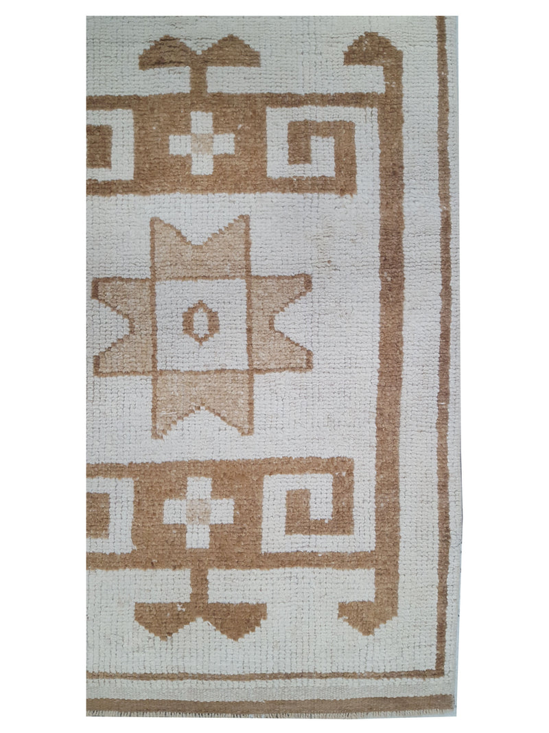 Pacific Anatolian-Natural 43677 Beige Camel Transitional Hand Knotted Rug