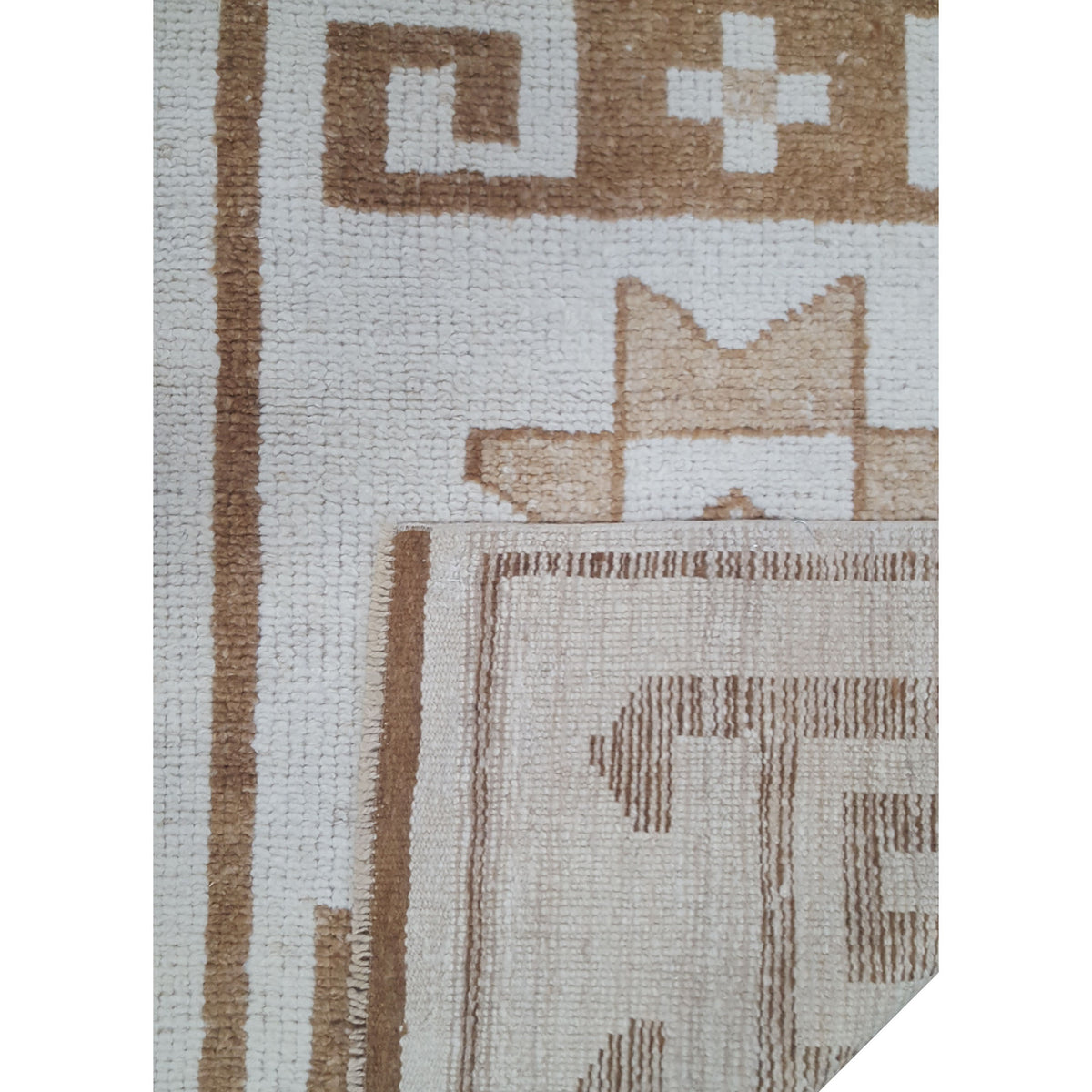 Pacific Anatolian-Natural 43677 Beige Camel Transitional Hand Knotted Rug