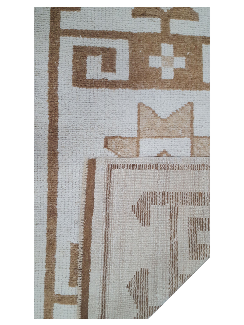 Pacific Anatolian-Natural 43677 Beige Camel Transitional Hand Knotted Rug