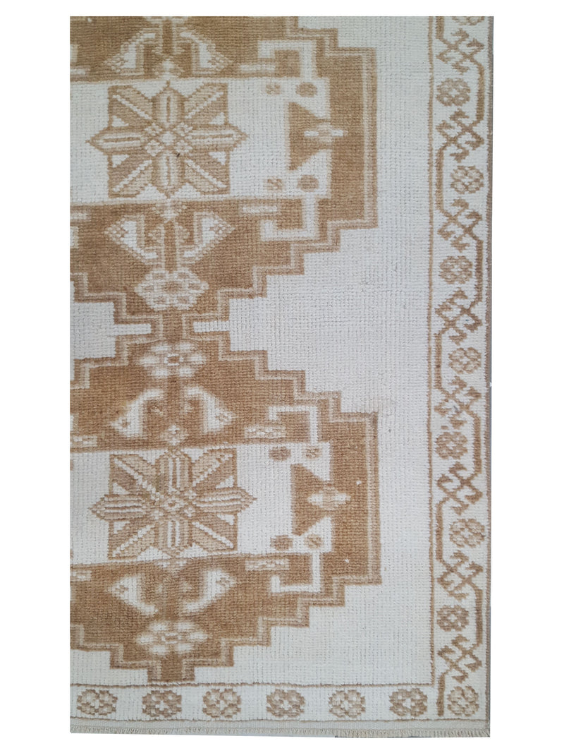 Pacific Anatolian-Natural 43678 Beige Camel Transitional Hand Knotted Rug