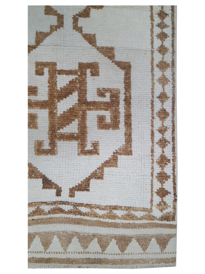 Pacific Anatolian-Natural 43684 Beige Camel Transitional Hand Knotted Rug