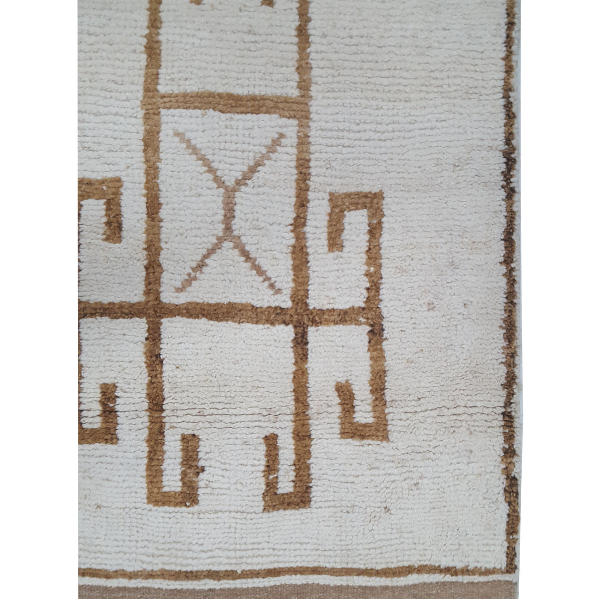 Pacific Anatolian-Natural 43686 Beige Camel Transitional Hand Knotted Rug