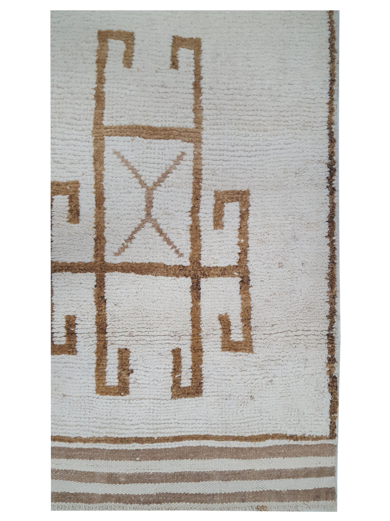 Pacific Anatolian-Natural 43686 Beige Camel Transitional Hand Knotted Rug