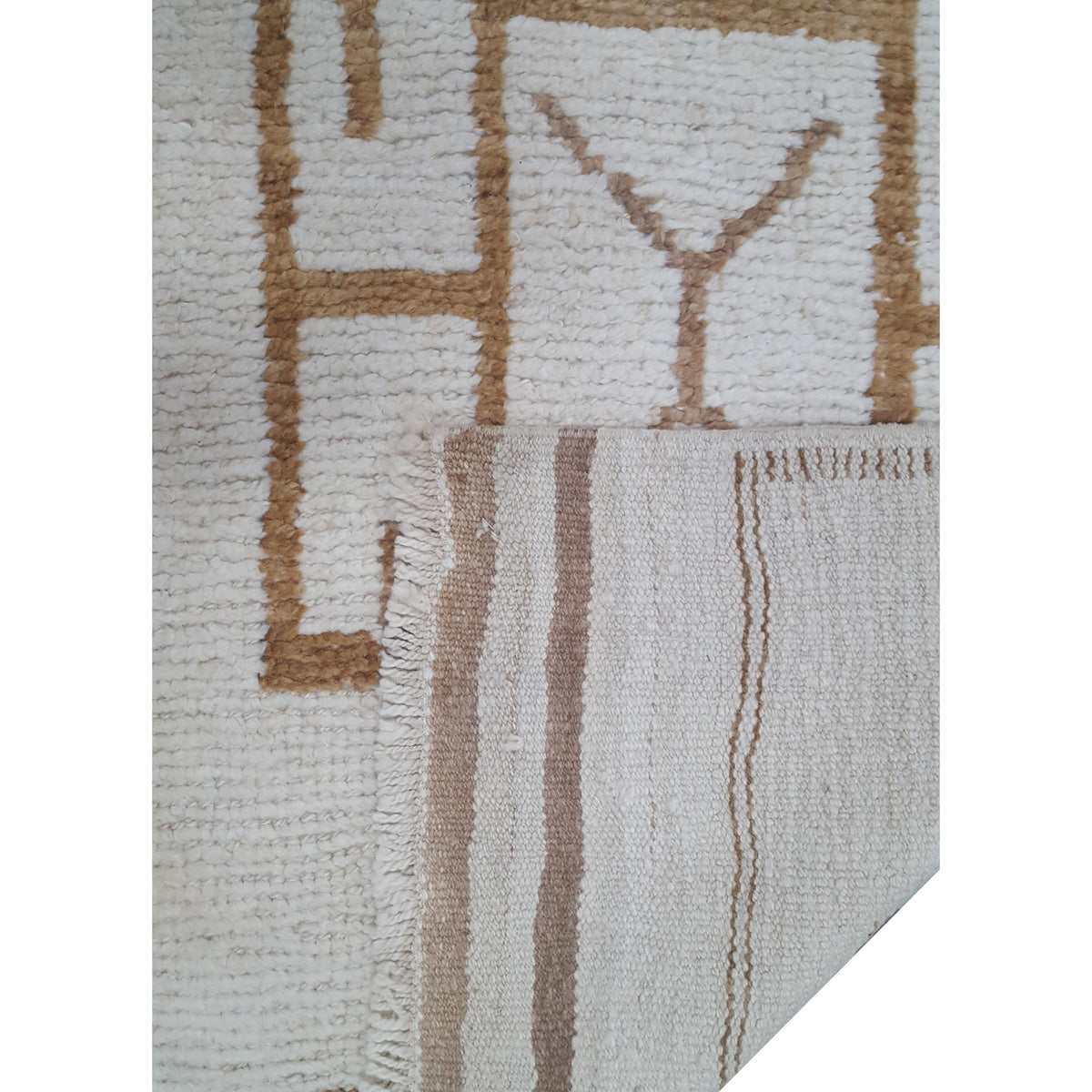 Pacific Anatolian-Natural 43686 Beige Camel Transitional Hand Knotted Rug
