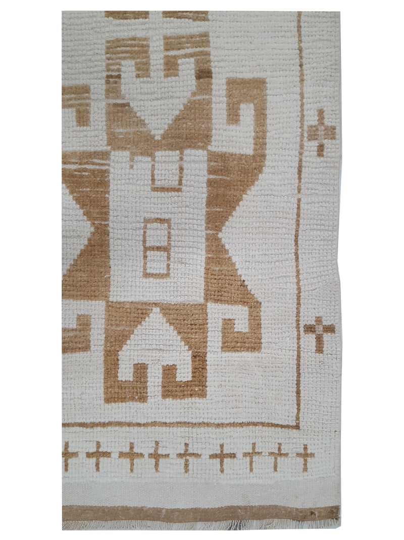 Pacific Anatolian-Natural 43688 Beige Camel Transitional Hand Knotted Rug