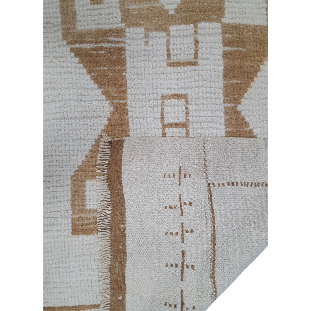 Pacific Anatolian-Natural 43688 Beige Camel Transitional Hand Knotted Rug