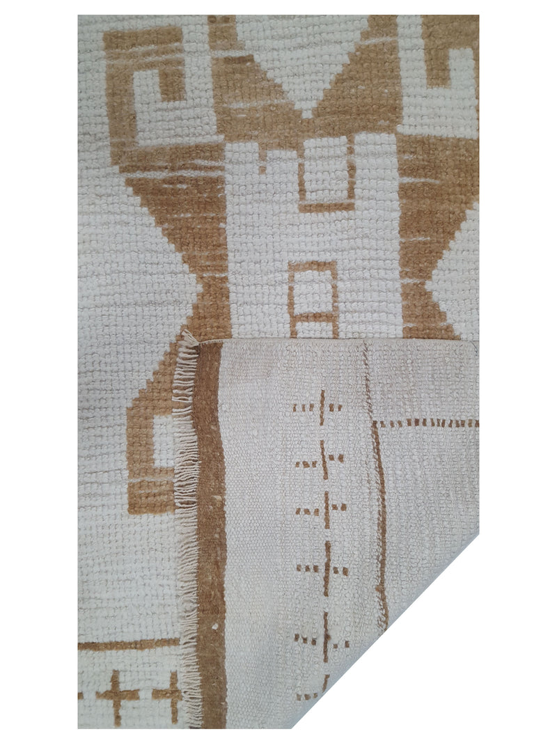 Pacific Anatolian-Natural 43688 Beige Camel Transitional Hand Knotted Rug