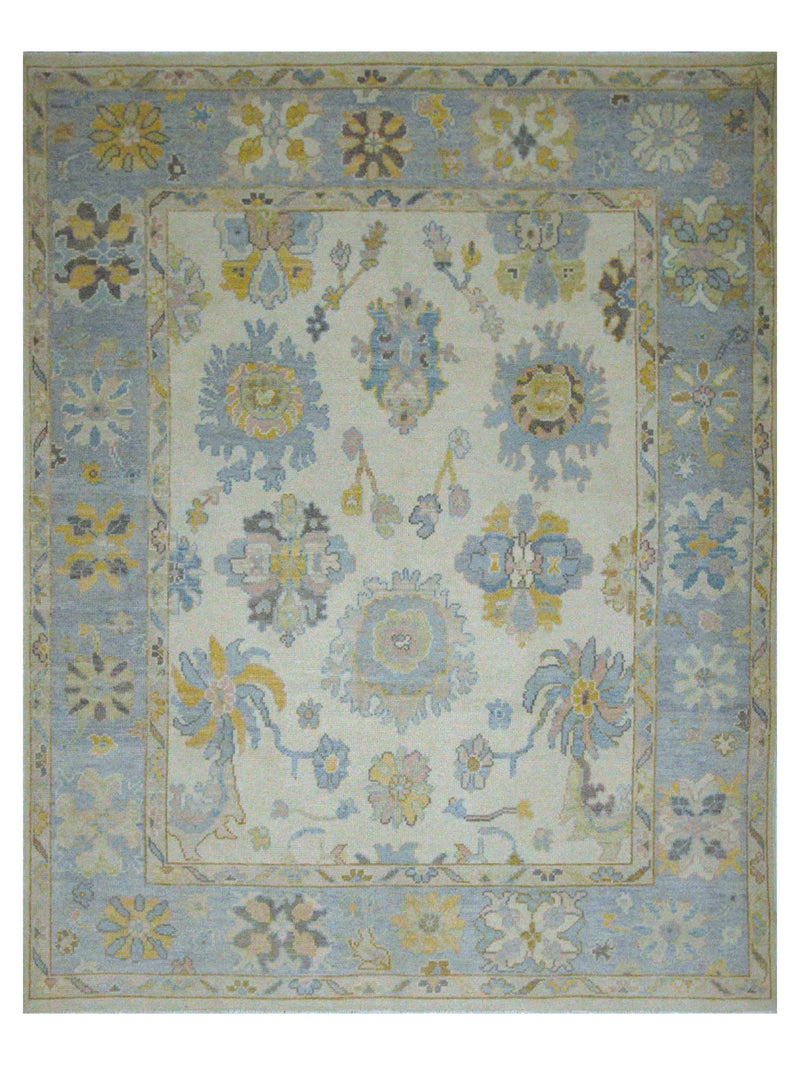 Pacific Ushak  Ivory Grey Transitional