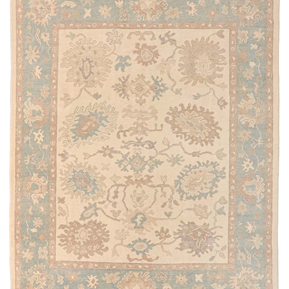 Pacific Ushak  Ivory Sky Blue Transitional