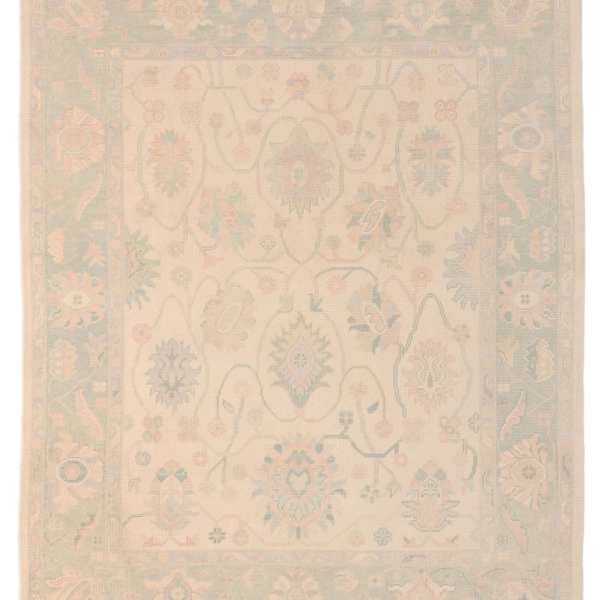 Pacific Ushak  Ivory Sky Blue Transitional