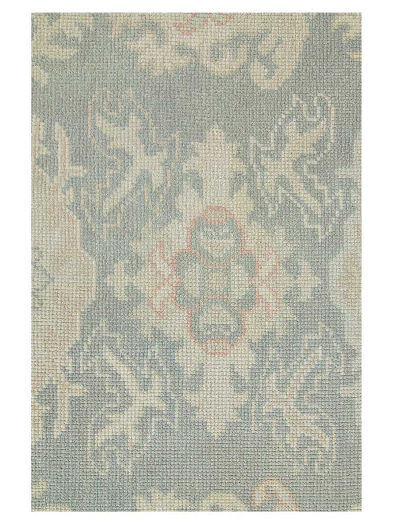 Pacific Ushak 43699 Grey Ivory Transitional Hand Knotted Rug