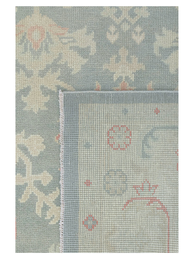 Pacific Ushak 43699 Grey Ivory Transitional Hand Knotted Rug