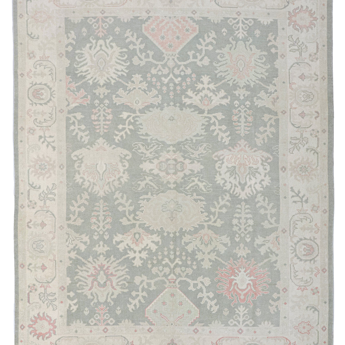 Pacific Ushak  Grey Ivory Transitional