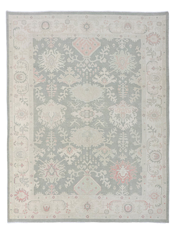 Pacific Ushak  Grey Ivory Transitional