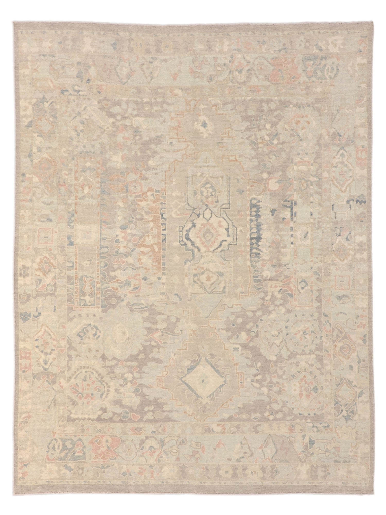 Pacific Ushak  Grey Multi Transitional