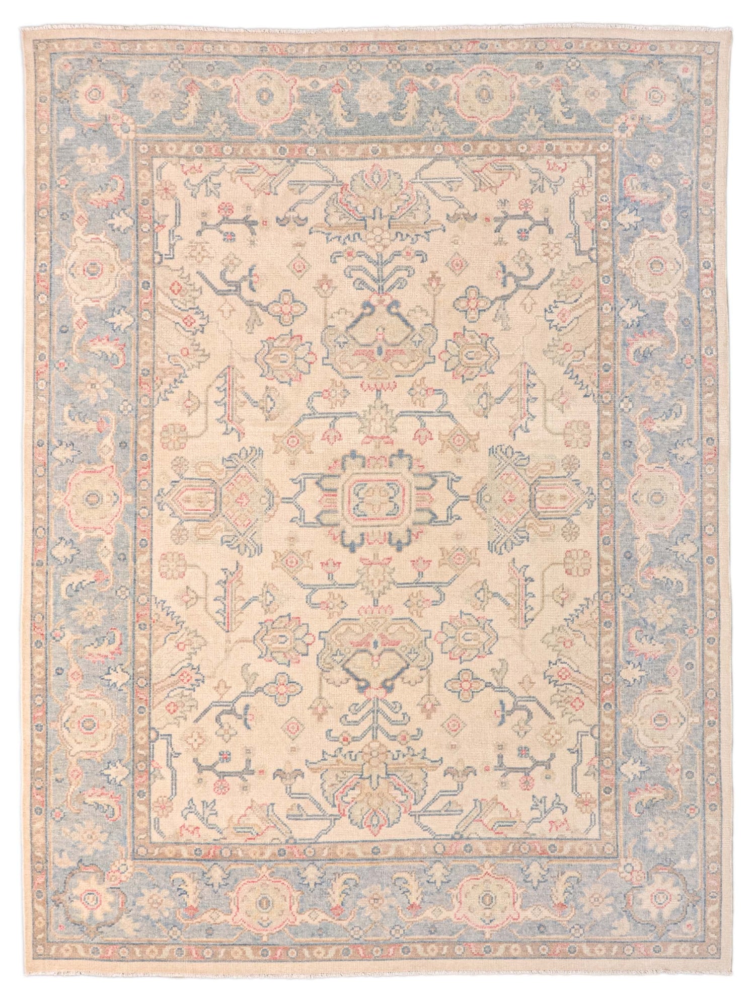 Pacific Ushak  Ivory Blue Transitional