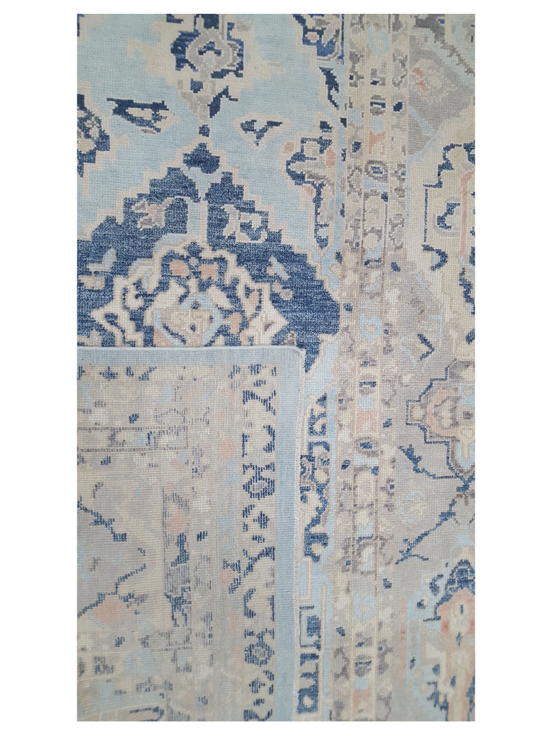 Pacific Ushak 43711 Multi Multi Transitional Hand Knotted Rug