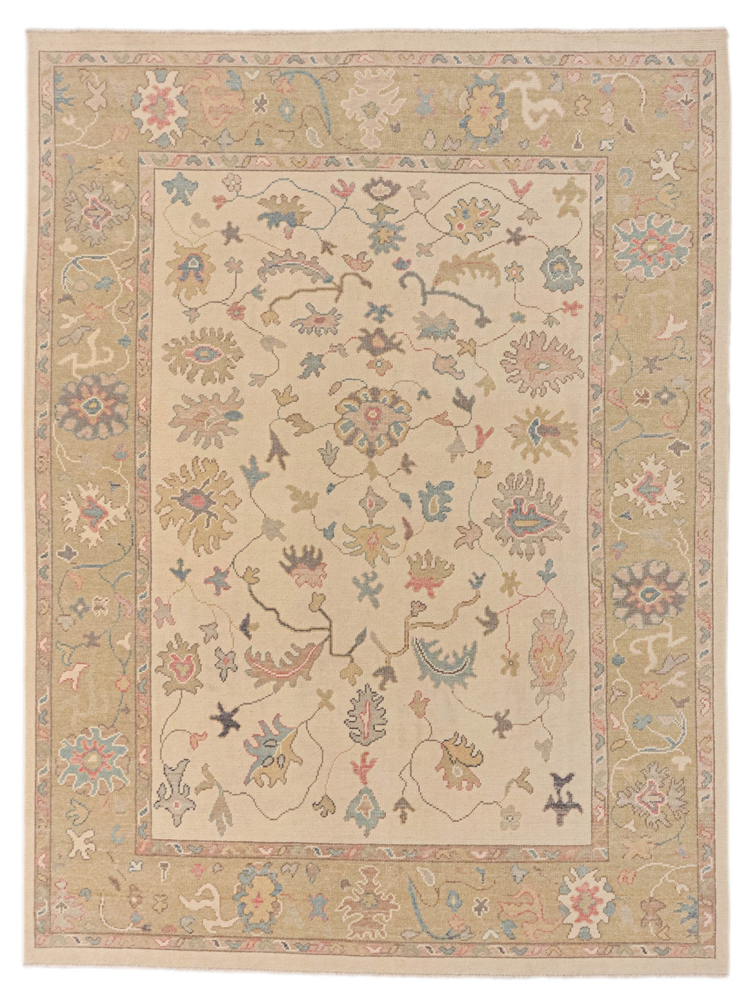 Pacific Ushak  Ivory Pistachio Transitional