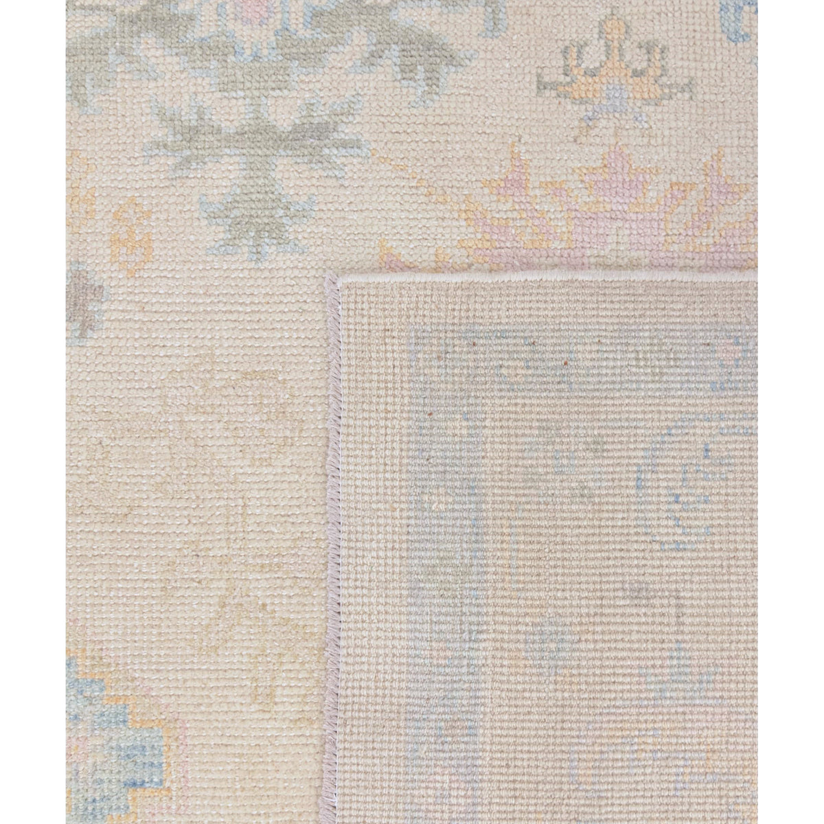 Pacific Ushak 43715 Beige Pistachio Transitional Hand Knotted Rug