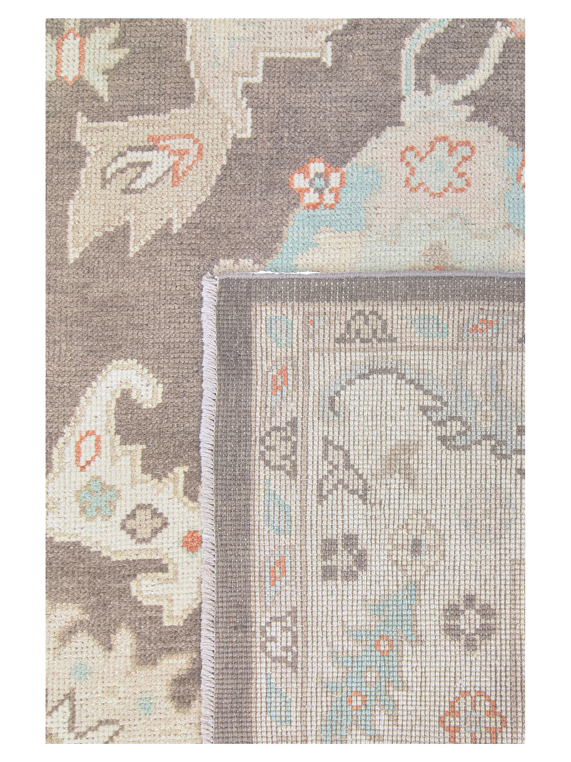 Pacific Ushak 43718 Lt.Brown Ivory Transitional Hand Knotted Rug