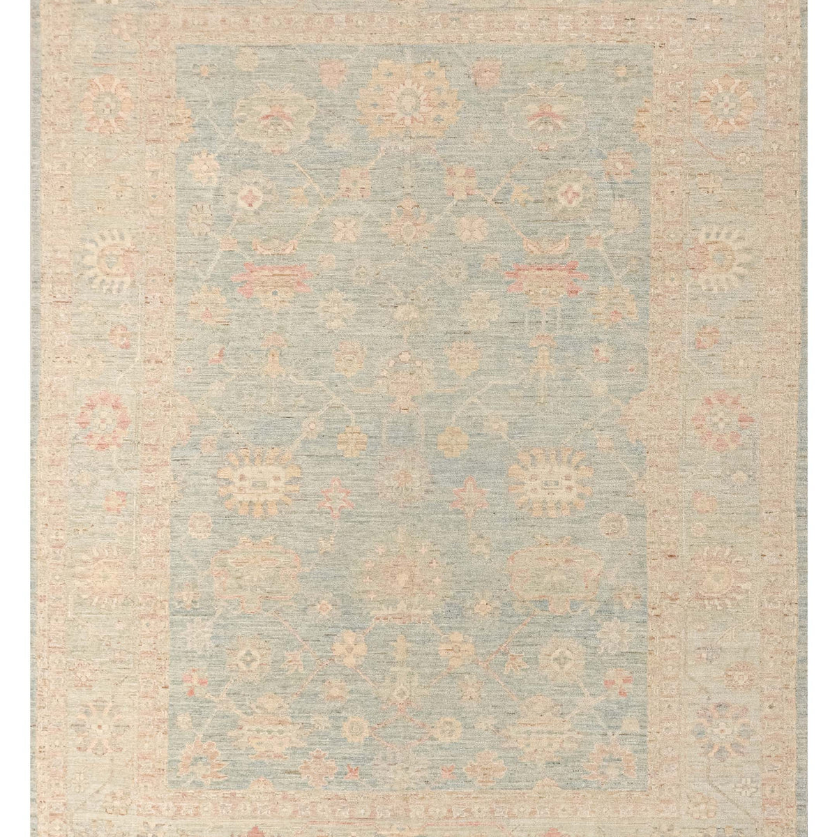 Pacific Ushak Wool Weft  Blue Sky Blue Transitional