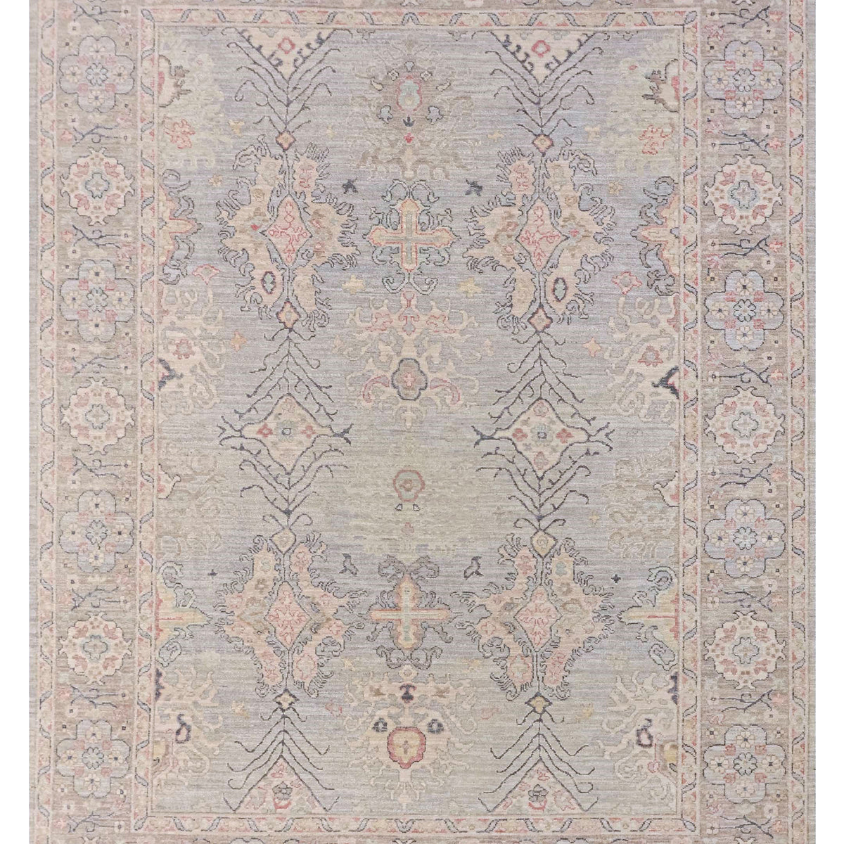 Pacific Ushak Wool Weft  Lt.Grey Grey Transitional
