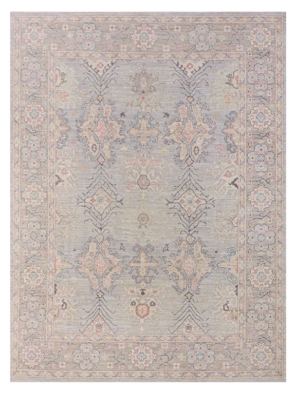 Pacific Ushak Wool Weft  Lt.Grey Grey Transitional
