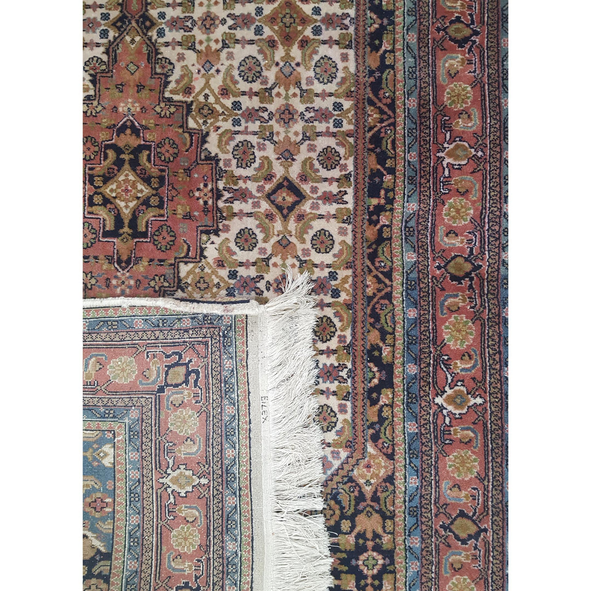 Pacific Bijar 43750 Beige Rust Traditional Hand Knotted Rug