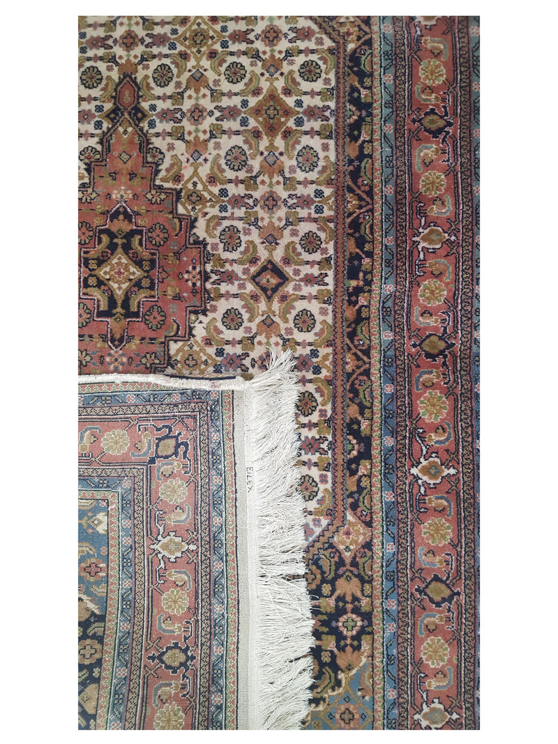 Pacific Bijar 43750 Beige Rust Traditional Hand Knotted Rug