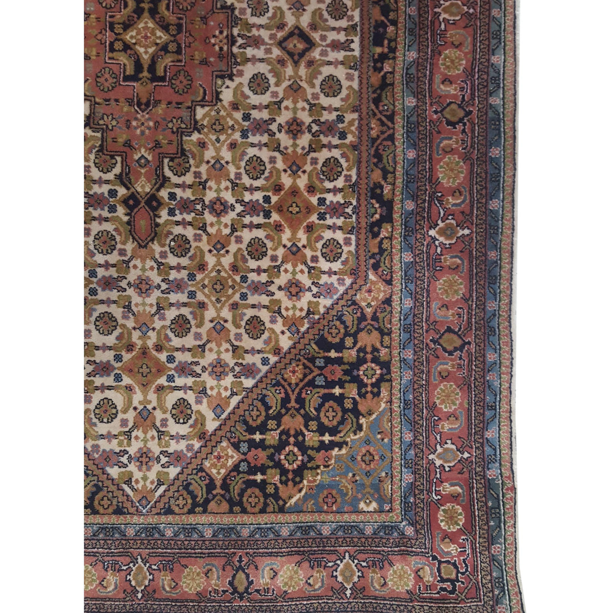 Pacific Bijar 43750 Beige Rust Traditional Hand Knotted Rug