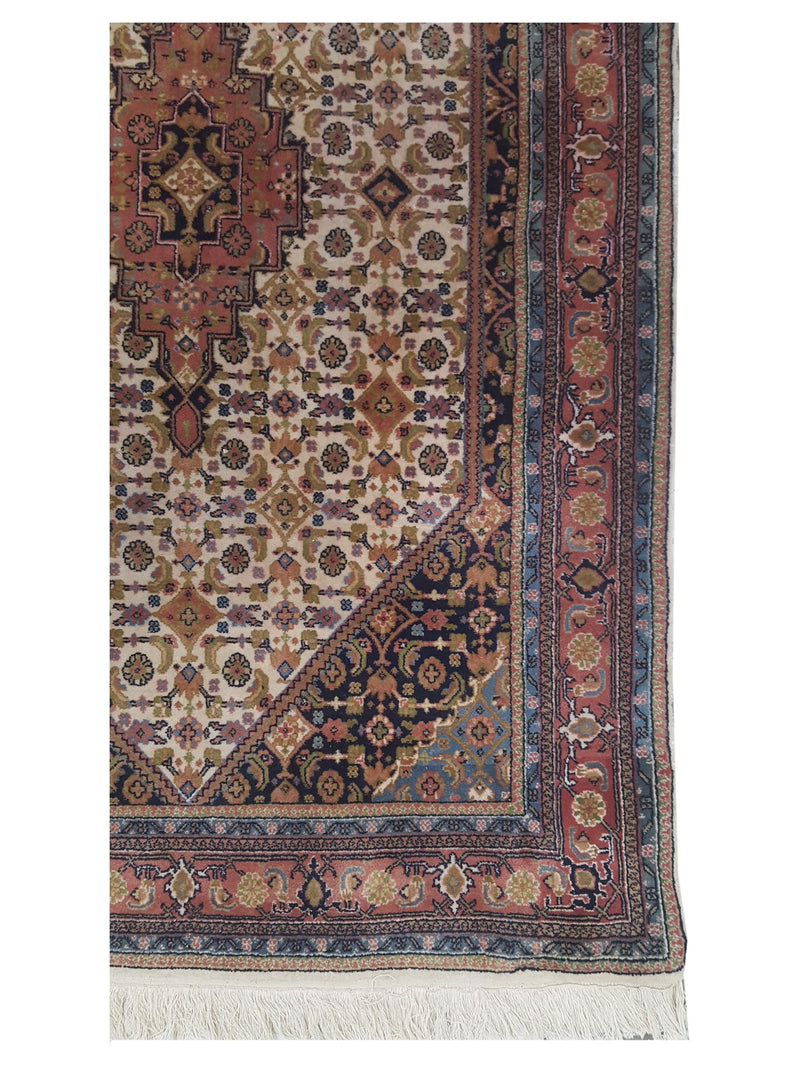 Pacific Bijar 43750 Beige Rust Traditional Hand Knotted Rug