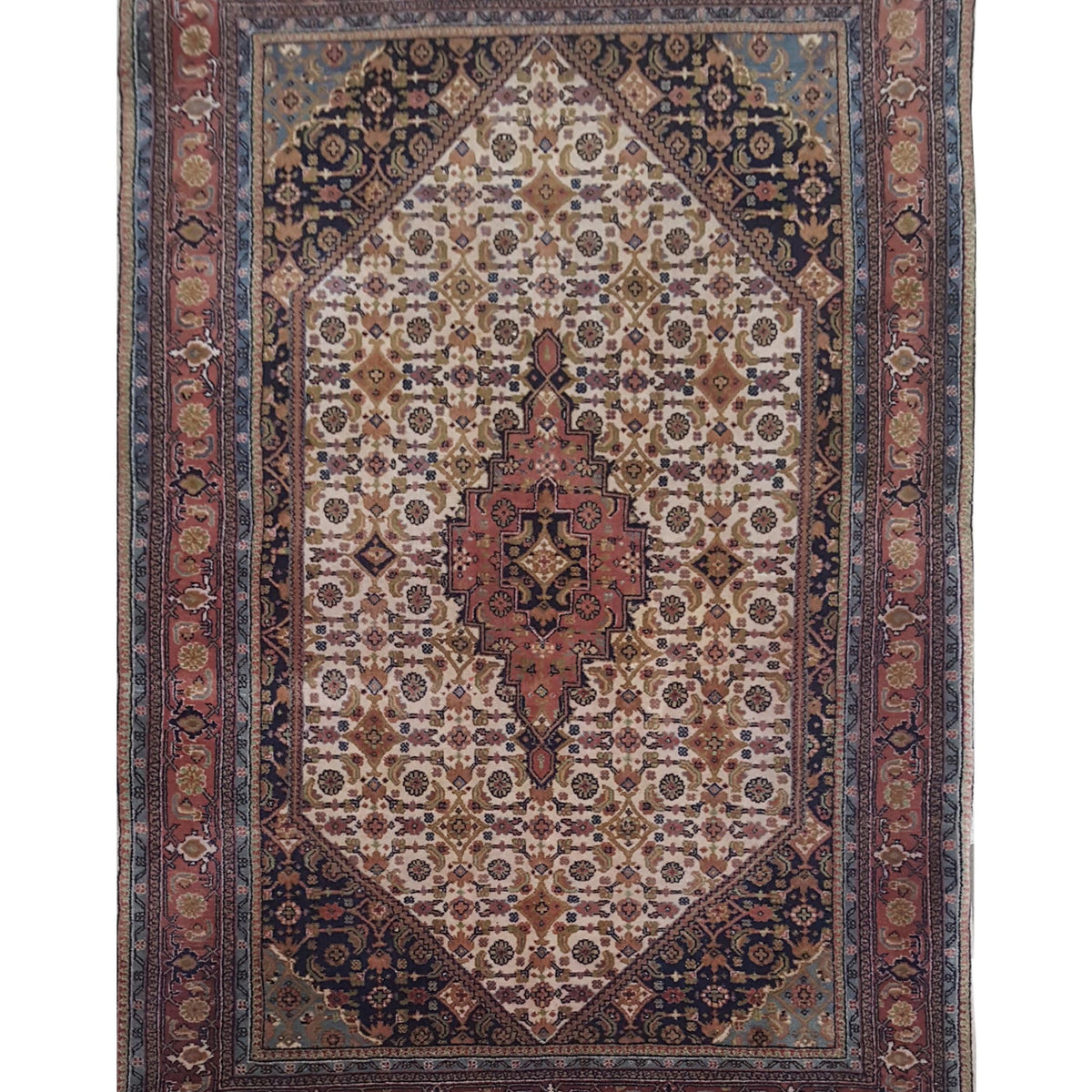 Pacific Bijar  Beige Rust Traditional